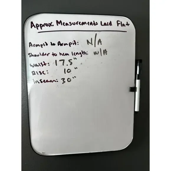 KDNK Smocked PU Jeans With Multi-Paint Splatter Mens Size 34 - Picture 9 of 11